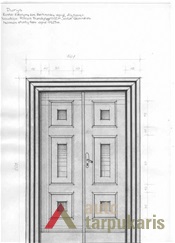 Durys. LLBM archyvo brėž., 3267