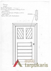 Durys. LLBM archyvo brėž., 3243