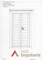 Durys. LLBM archyvo brėž., 563-42