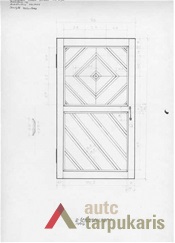 Durys. LLBM archyvo brėž., 502-2