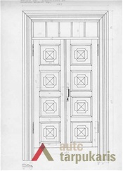 Durys. LLBM archyvo brėž., 502-4