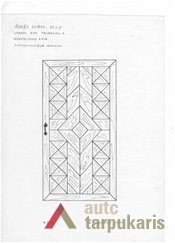 Durys. LLBM archyvo brėž., 447-8