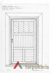 Durys. LLBM archyvo brėž., 447-9