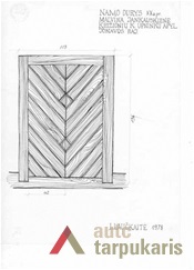 Durys. LLBM archyvo brėž., 456-18