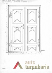 Durys. LLBM archyvo brėž.,, 567-16