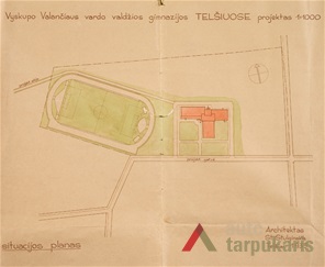 Site layout. From Lithuanian central state archive