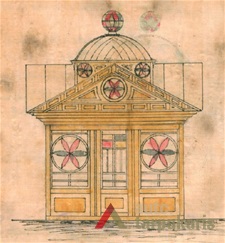 Pagrindinis fasadas. KAA, f. 218, ap. 1, b. 389, l. 29