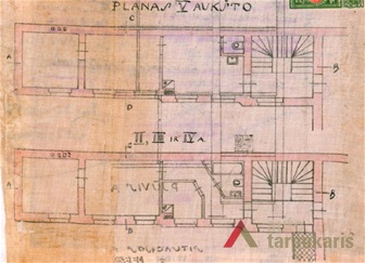 Kiemo korpuso planai. KAA, f. 218, ap. 2, b. 3944, l. 6