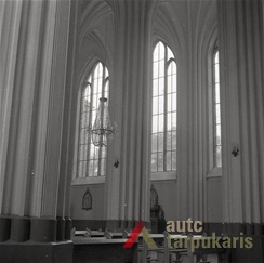 Druskininų bažnyčios vidus 1974 m. KTU ASI archyvo nuotr.