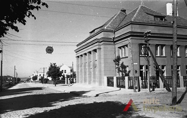 Banko pastatas apie 1957 m. KTU ASI archyvo nuotr., Sk-01333