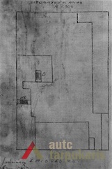 Situacijos planas 1933 m. KAA, f. 218, ap. 2, b. 3989, l. 4