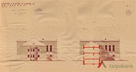 Šoniniai fasadai. KAA, f. 218. ap. 1, b. 1243