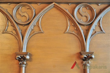Fragment of wall in Vytautas room. 2013, V. Petrulis photo.