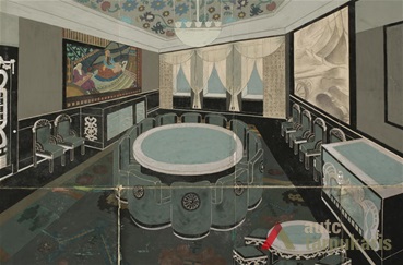 Competition entry for President's room. From Lithuanian central state archive