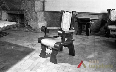 Room of the President of Lithuania. Archive of KTU Institute of Architecture and Construction