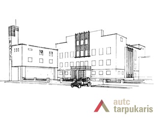 Competition entry by August Volberg. From Vilnius county archives