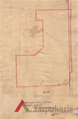 Situacijos planas. f. 218, ap. 2, b. 4758, l. 14