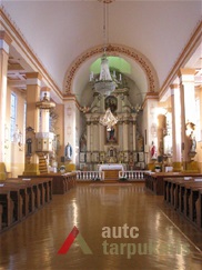Bažnyčios interjeras 2007 m. S. Slaminskienės nuotr.