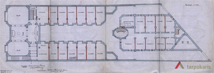 Rūsio planas. KAA, f. 218, ap. 1, b. 148, l. 112