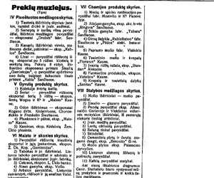 Prekių muziejus (Tąsa)