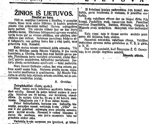 Žinios iš Lietuvos