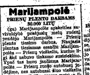 Marijampolė. Prienų plento darbams 30.000 litų