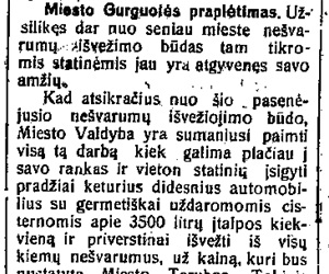 Miesto gurguolės praplėtimas